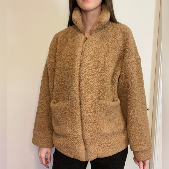 Prettygarden Zip Up Teddy Coat Women - Picture 5 of 6